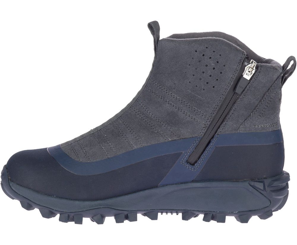 Botas Senhora - Merrell Thermo Snowdrift Zip Mid Shell - Cinzentas - WBN129706